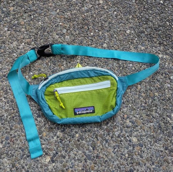 Patagonia Handbags - Patagonia Blue Green Ultralight Black Hole Hip Pack